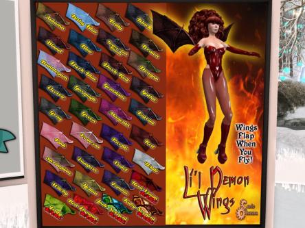 Curio Obscura L'il Demon Wings