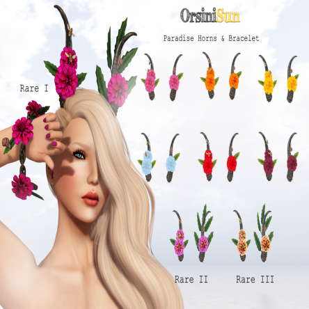 OrsiniSun Paradise Horns & Bracelet